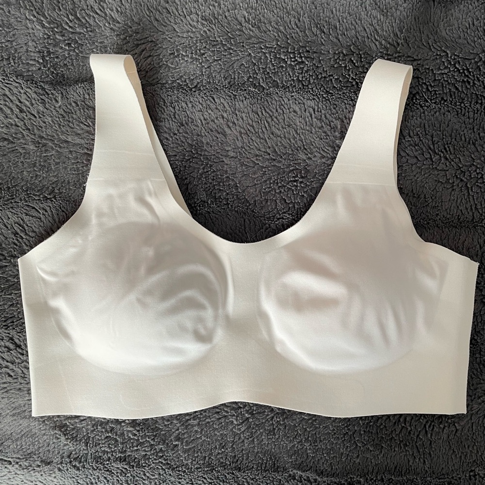 Knix LuxeLift Pullover Bra with Removable Pads, Soft White, Sz Small
